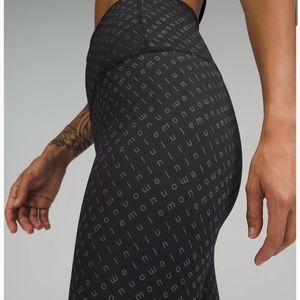 Wunder Train High-Rise Tight 25" Mirrorify Black Multi